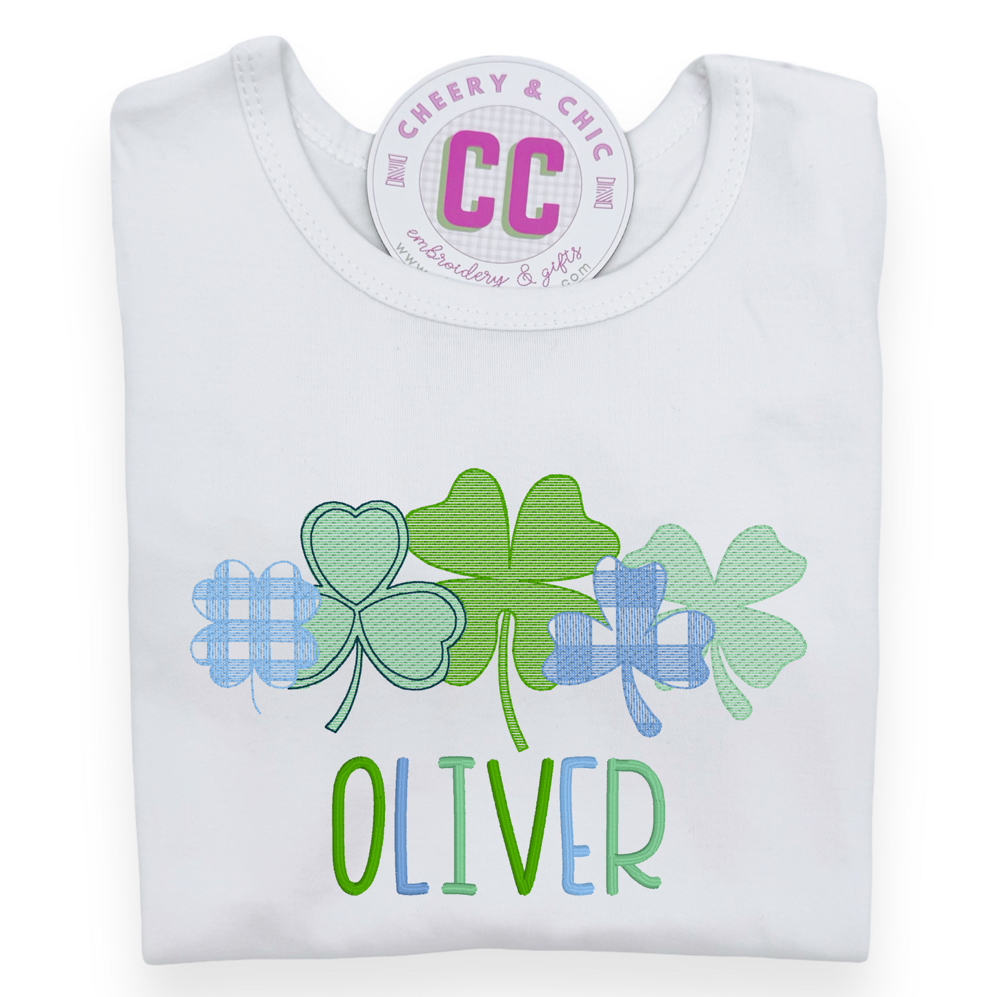 Boys' Shamrock Shirt - Monogram Included