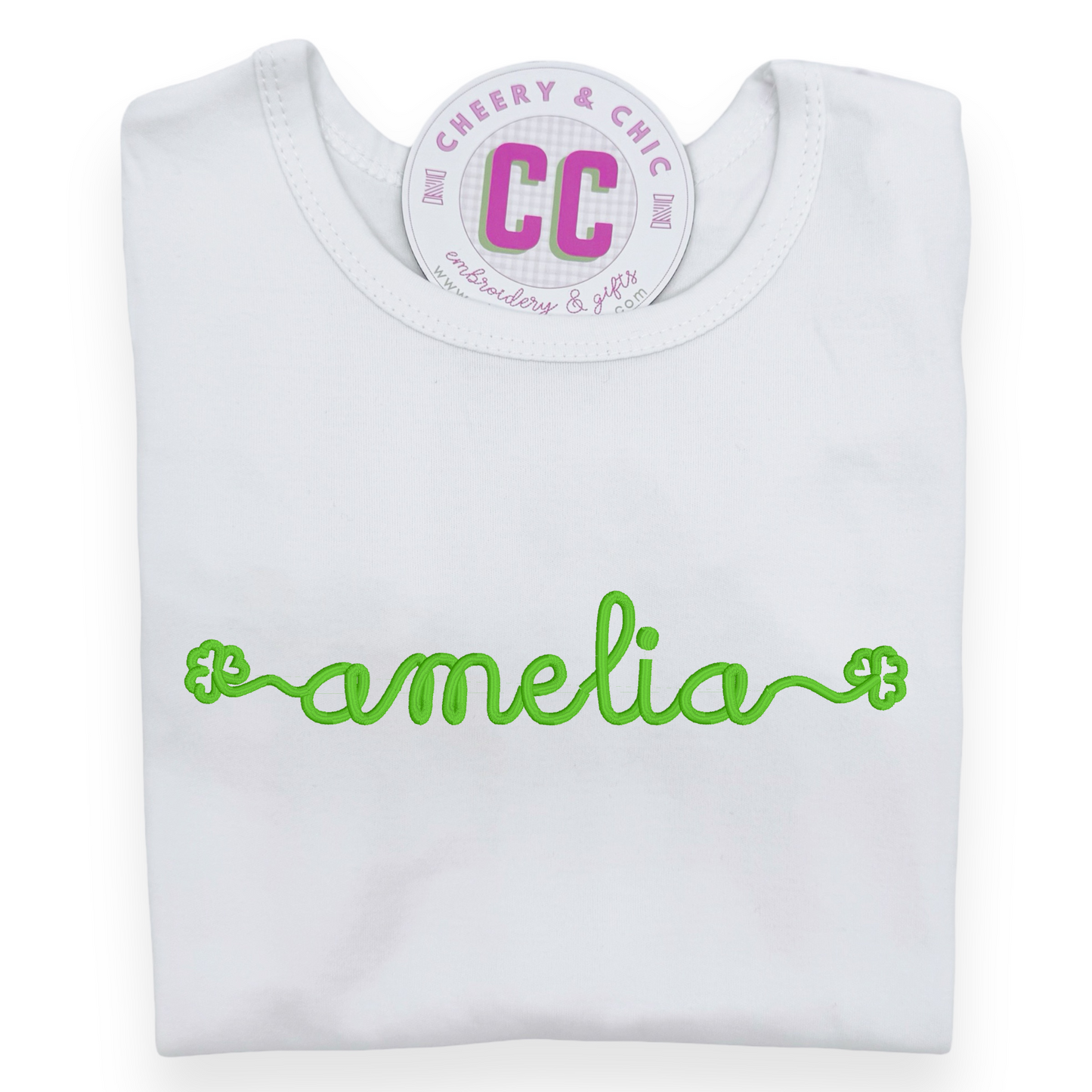 Fancy Shamrock Name Shirt