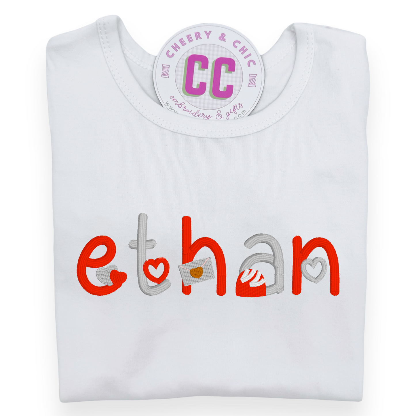 Boys' Valentine Name Shirt
