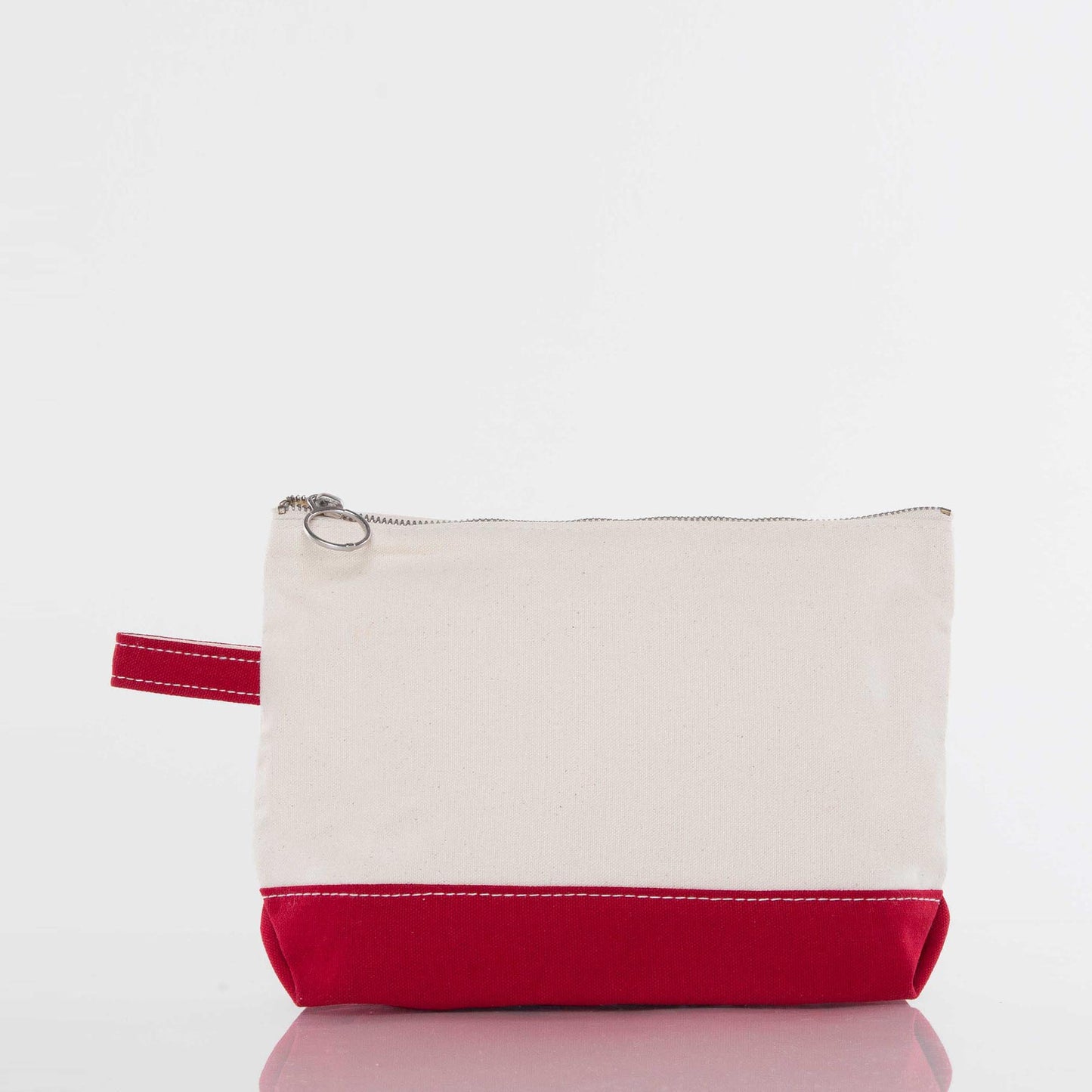 Colorblock Canvas Pouch