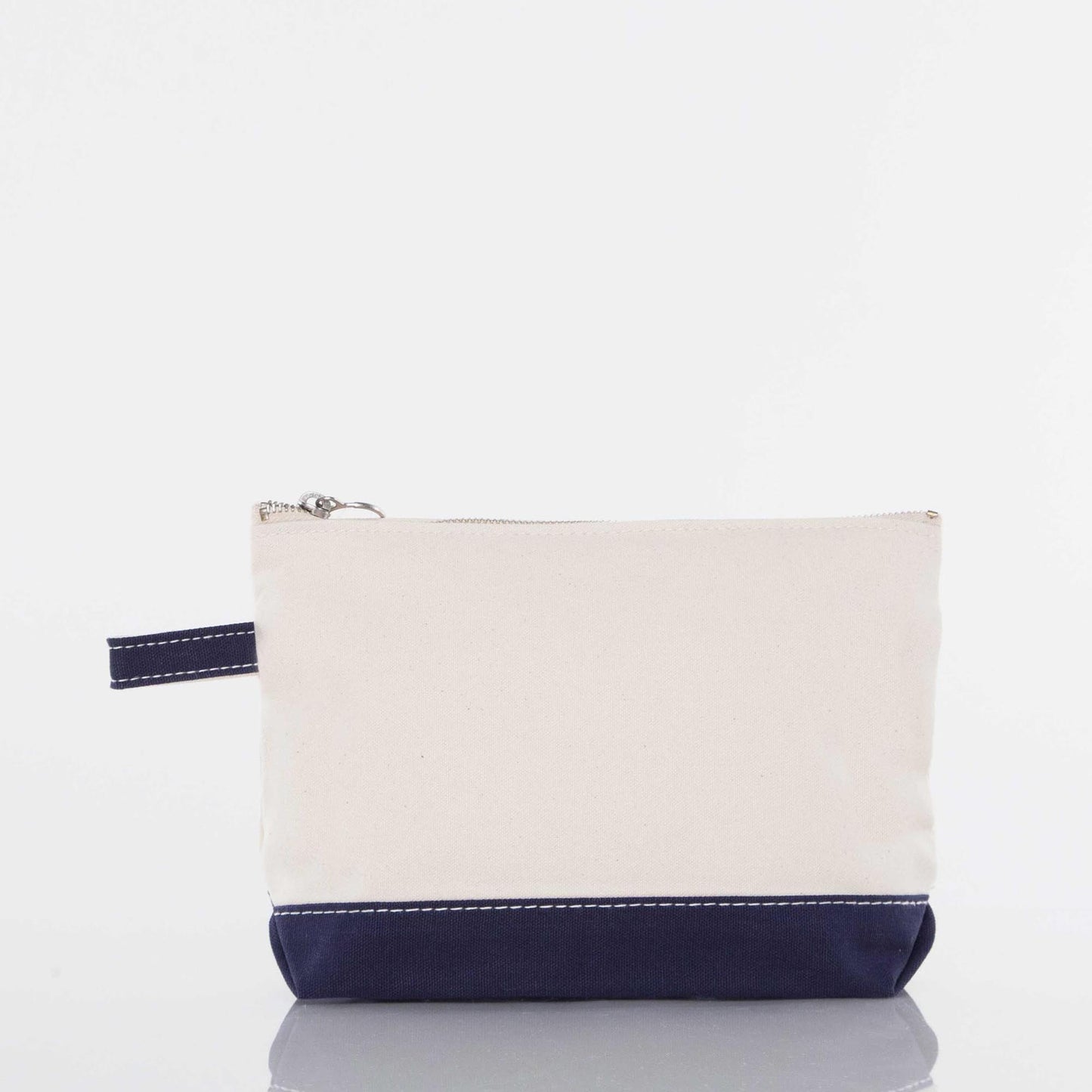 Colorblock Canvas Pouch
