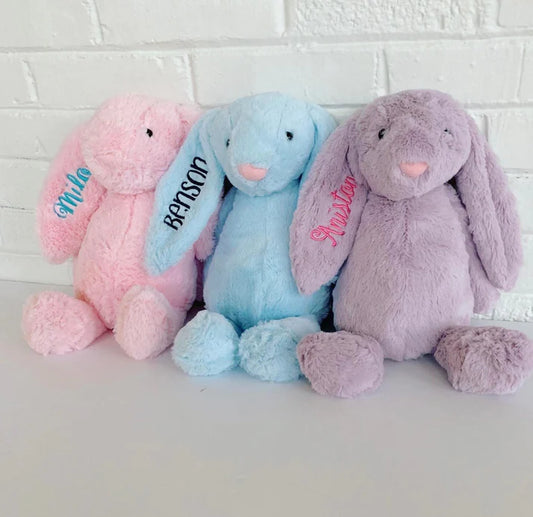 Monogrammed Plush Bunny