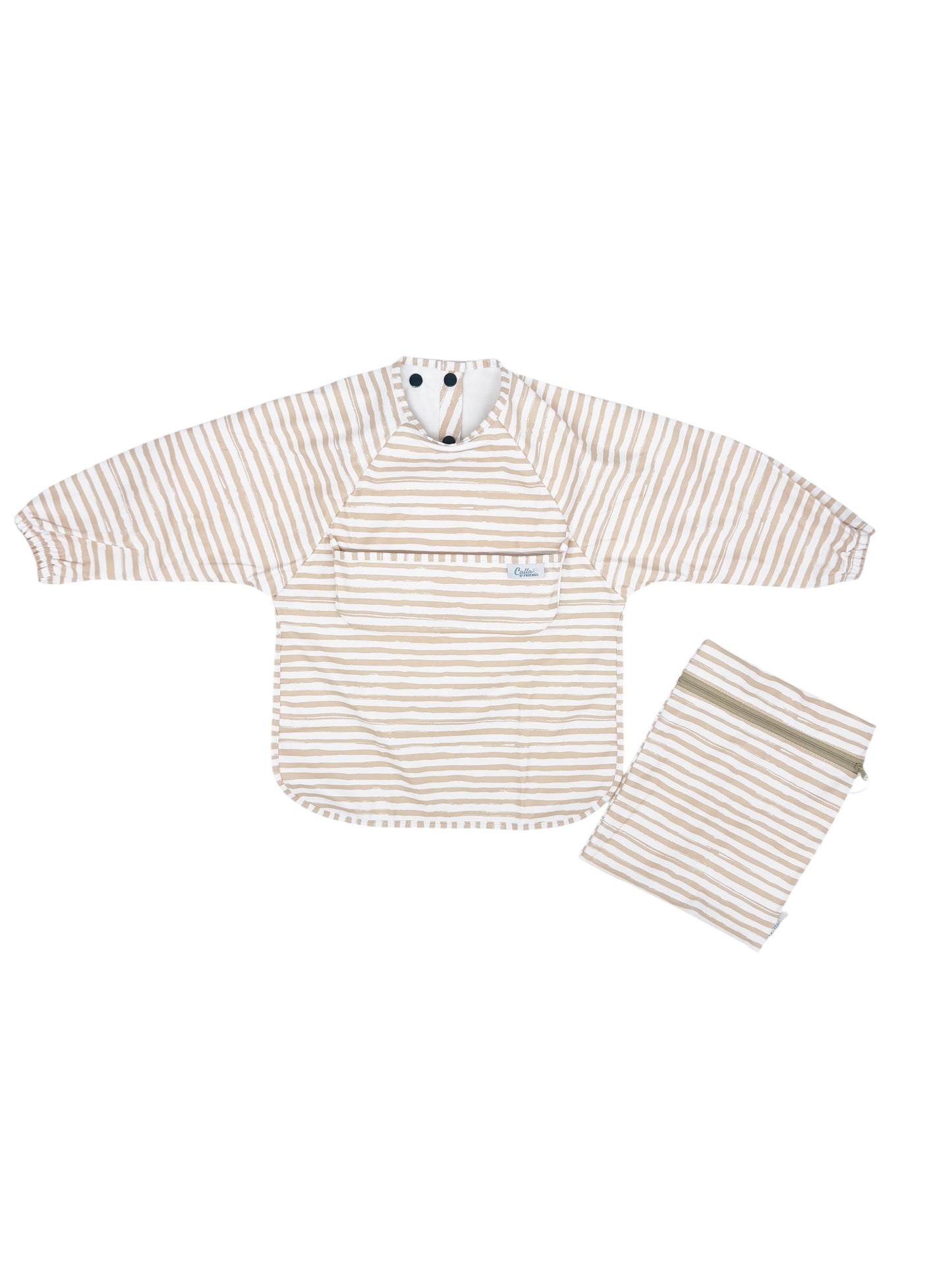 Long Sleeve Waterproof Bib with Monogram