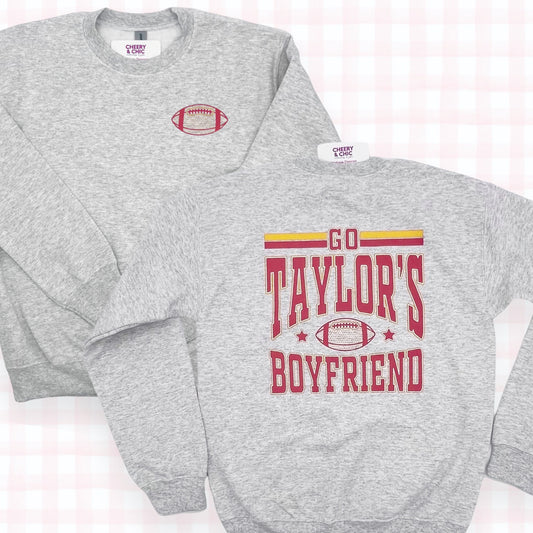Go Taylor's Boyfriend Crewneck Sweatshirt